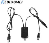 Antena 4K Amplificador digital Antena de TV digital Alcance de 300 millas HD HDTV para interiores Antena de TV HD 1080P negro