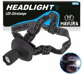 FARO Lámpara de cabeza Linterna frontal LED Lámpara de cabeza Batería Deporte Jogging Lámpara 5W