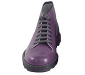 Grafters Botas de mono retro de cuero revestido original para hombre 8 UK vino