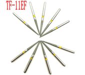10 unids/caja fresas de diamante Dental FG 1,6mm taladros de alta velocidad para blanqueamiento Dental herramienta de dentista TF-11EF
