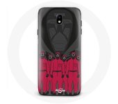 Coque pour Samsung Galaxy S5 Squid Game Affiche masques personnages