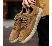 Zapatos de hombre, mocasines de moda, transpirables, de otoño, con cordones, cómodos, Oxford, zapatos casuales, zapatillas de deporte para exteriores para hombre, zapatos 47 gris