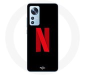 Coque pour Xiaomi Mi 12 / 12X Netflix Logo rouge fond noir