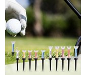 Pinchos magnéticos para pelotas de golf y soporte para tees, soporte antipérdida de pelotas, tees de plástico, accesorios de golf