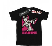 Star Wars Girls Rebels Sabine Cotton T-Shirt 9-11 Years blanco