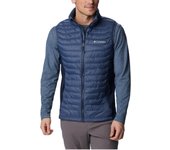 Columbia Chaleco Powder Pass, chaleco azul para hombre M