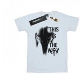 Star Wars Boys The Mandalorian The Way T-Shirt 9-11 Years blanco