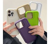 Funda de teléfono de silicona mate suave, parachoques de lujo para Iphone 14 Promax 11 12 13 Pro Xs Max XX Xr, cubierta cuadrada de Color sólido a prueba de golpes For iPhone XS Max verde claro