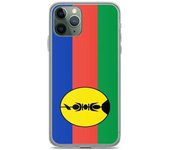 Funda iPhone - iPhone 11 Pro - Drapeau Nouvelle-Calédonie - Souple - Multicolore - Verticale