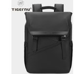Tigernu Mochila de moda para hombre, estilo coreano, mochila para portátil, mochila impermeable, mochilas de negocios para hombre, bolsa de viaje negro