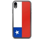 Coque pour iPhone - PIXELFORMA - iPhone XR - Drapeau du Chili - Sopa de silicona - Aleta de diseño