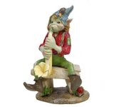 Les Trésors De Lily [R7081] - Estatuilla flor de saxofón 'Pixie Musicien' - 13 cm varios colores