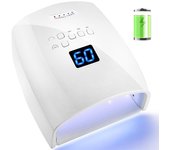 Lámpara LED UV recargable para uñas, secador de uñas inalámbrico para esmalte de gel, luz de manicura y pedicura, lámpara LED inalámbrica para uñas para manicura EU Plug