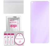 apgo Anti-Blue 9H Hybrid protective glass compatible with Oppo A53 5G, flexible nano glass, great replacement for tempered glass, scratch-resistant, f