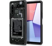 Etui Spigen Ultra Hybrid Na Sony Xperia 10 V - Ciemnoszare (Wzór Zero One)