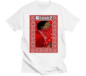 2023 Blood Gang camiseta Bloodz Top Gang Gangsta Gangster America Red Bloods 2XL