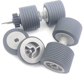 Rodillo de freno Rodillo separador Rodillo de recogida ROUKI Compatible con escáner Fujitsu PA03575-K011 PA03575-K012 PA03575-K013 + + fi-6400 fi-6420 fi-6800