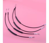 DWCX 4pcs/set Car Parts Rear & Front Door Inner Handle Lock Wire Release Cable Accessories fit for Great Wall X240 2012-2015