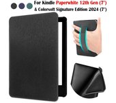 Funda protectora de TPU para Kindle Paperwhite de 7 pulgadas (12.ª generación/Colorsoft Signature Edition 2024) negro