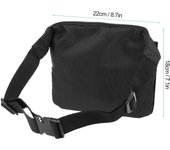 Funda de tijera para el cabello, bolsa de peluquería, soporte para herramientas de corte de pelo, bolsa para cintura de estilista negro