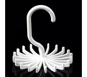 Estante giratorio para corbatas, colgador ajustable para corbatas, soporte organizador para cinturón y corbatas