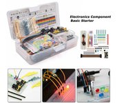 Kit de iniciación de componentes electrónicos de resistencia de Cable de placa de pruebas 830 para Arduino