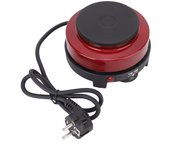 Mini estufa eléctrica portátil para el hogar de 500 W, calentador de placa calefactora (rojo  )