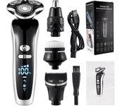 Nueva afeitadora eléctrica para hombres, recortadora de barba eléctrica 4D, recortadora de pelo profesional recargable por USB, cortadora de pelo, afeitadora para adultos para hombres