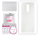 apgo Protective Skin Sticker for the back compatible with Sony Xperia 1, Wrap Film, Foil, Vinyl - Pattern Matte Transparent