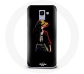 Coque pour Samsung Galaxy A8 2018 One Piece Manga Anime Luffy Fond Noir - Maniacase