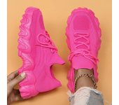 Zapatillas de deporte cómodas de suela blanda para mujer, zapatillas planas de punto transpirables, mocasines ligeros sin cordones para mujer, zapatillas deportivas antideslizantes para correr 36 azul cielo