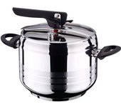 San Ignacio Q2763 Cocotte-Minute Alta Calidad 5 l Sgp Duna, Acier Inoxidable, Cromado