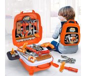 22 unids/set caja de herramientas de plástico ingeniero simulación reparación taladro herramientas bolsas juguetes juego de simulación juego de Casa de juego educativo temprano para niño