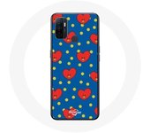 Coque pour Oppo A53 BTS Bangtan Garçons BT21 TATA de V Fond Bleu
