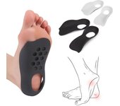 Plantillas ortopédicas XO-Legs, almohadilla de suela plana para la salud del pie para zapatos, almohadilla de soporte para el arco para el cuidado de los pies de fascitis Plantar M 35-39 negro