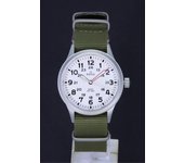 Reloj de pulsera para hombre Ratio Quest Field con correa de nailon y zafiro, cuarzo RTQ025 100 m, edición Lewis and Clark blanco