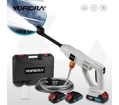 Yofidra Lavadora de autos inalámbrica de 100 bar, lavadora de alta presión eléctrica, pistola de agua para lavado de autos 6 en 1 para batería Makita de 18 V, herramientas de limpieza con rociador de agua para jardín No Battery Set B