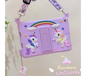 Funda 3D Unicorn Flower para iPad 6.a generación 2019 / iPad 5.a generación iPad mini 1 2 3 iPad Air 2 3 4 5 Tablet 9.7 '' ipad Pro 11 M2 2022 Funda para niños iPad mini 4 5