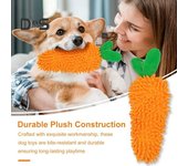 Juguetes de peluche suaves para perros, juguete de peluche con forma de maíz, zanahoria y pimiento, juguete interactivo resistente a las mordeduras para perros pequeños y grandes, gatos Pepper