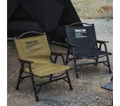 Silla de camping ligera para adultos, plegable, totalmente desmontable, portátil, para pesca al aire libre marrón
