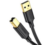 Ugreen USB-A to USB-B Printer Cable, 480Mb/s, 5m, Black (US135)