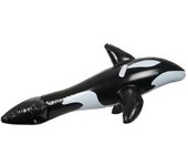 Flotador para piscina de ballenas de Mountain Warehouse One Size negro/blanco