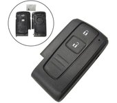 Funda para llave de coche con cubierta de tarjeta de 2 botones para Prius 2004-2009 Corolla Verso Camry