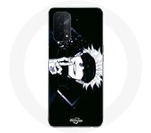 Coque pour Oppo A74 5G Gojo Satoru Jujutsu Kaisen Manga Fond Noir