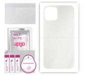 apgo Protective Skin Sticker for the back compatible with Apple iPhone 11 Pro, Wrap Film, Foil, Vinyl - Pattern Matte Transparent