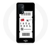 Coque pour Oppo A74 5G Billet d'avion Istanbul Turquie