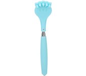 Rascador de espalda extensible y multifuncional, masajeador corporal con forma de garra de gato, herramienta para rascar. color rosa