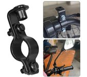 Abrazadera de montaje para espejo retrovisor de motocicleta, 1/2 pieza, para manillar de bicicleta eléctrica de 22 mm a 25 mm, tornillo M8