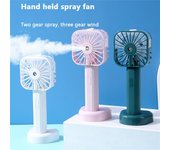 Mini ventilador de mano, refrigeración de semiconductores, portátil, recargable por USB, Enfriador de aire de refrigeración para exteriores blanco