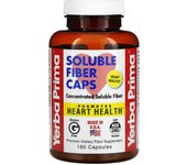 Yerba Prima, soluble dietary fiber capsules, 180 capsules